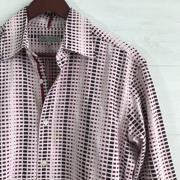 5/$20 CLEARANCE SALE! Ted Baker London Shirt - Picture 2 of 8